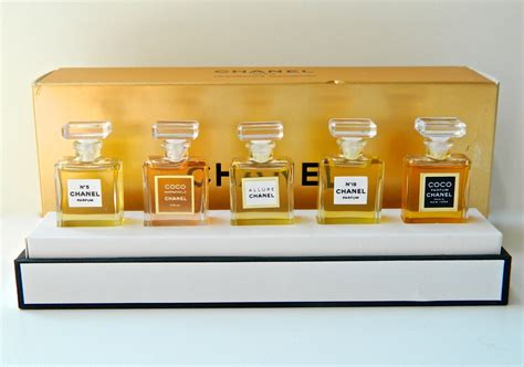 chanel perfume miniatures set